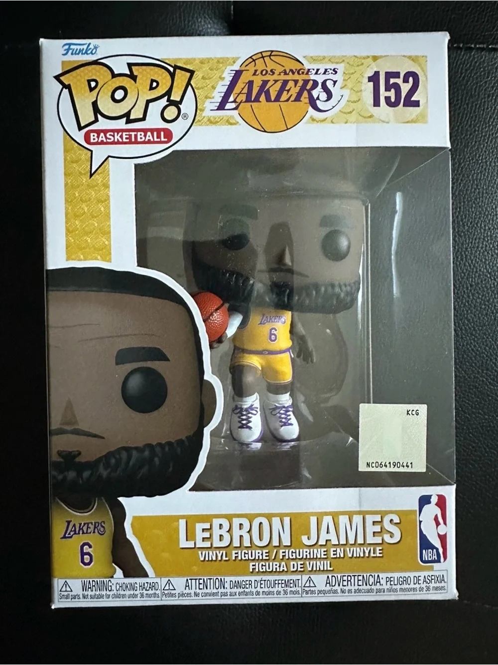 FUNKO POP! NBA LOS ANGELES LAKERS LEBRON JAMES #6 JERSEY POP #152 NIB New Vinyl